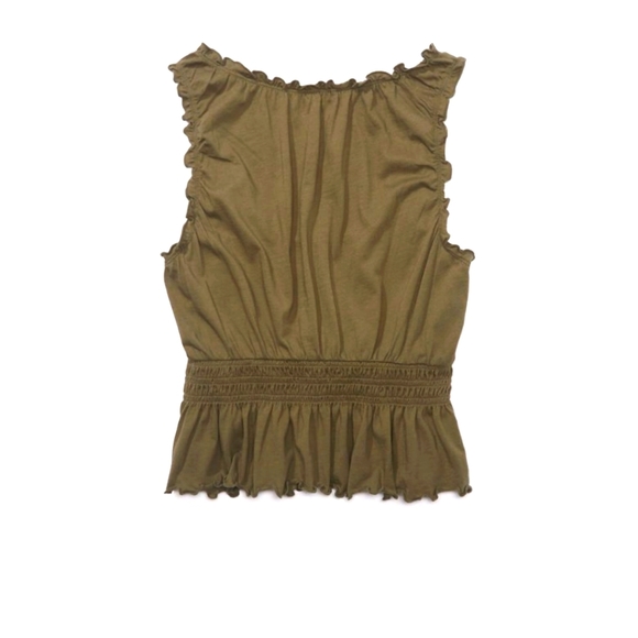 AE Smocked Peplum Tank Top - Picture 4 of 7
